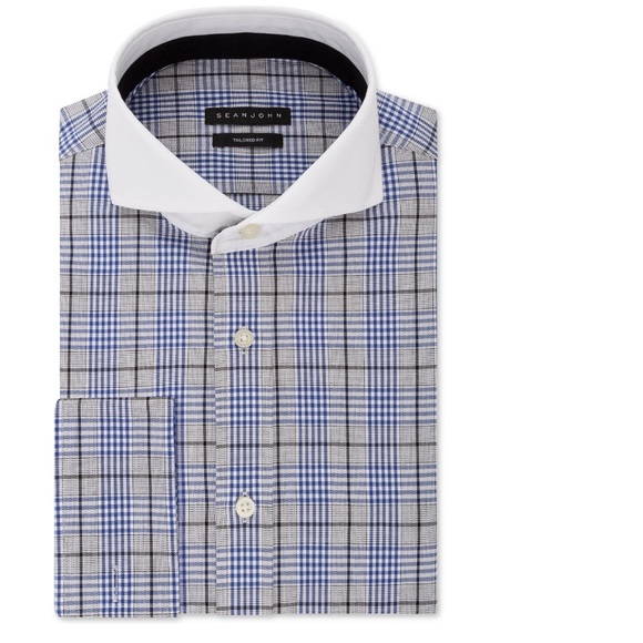 Sean John Other - Sean John Men’s Classic/Regular Fit Blue Plaid